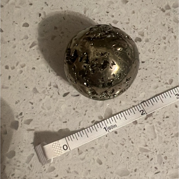 The Pyrite Sphere (SMALL) by Smudge Wellness 1 Crystal - Picture 2 of 2
